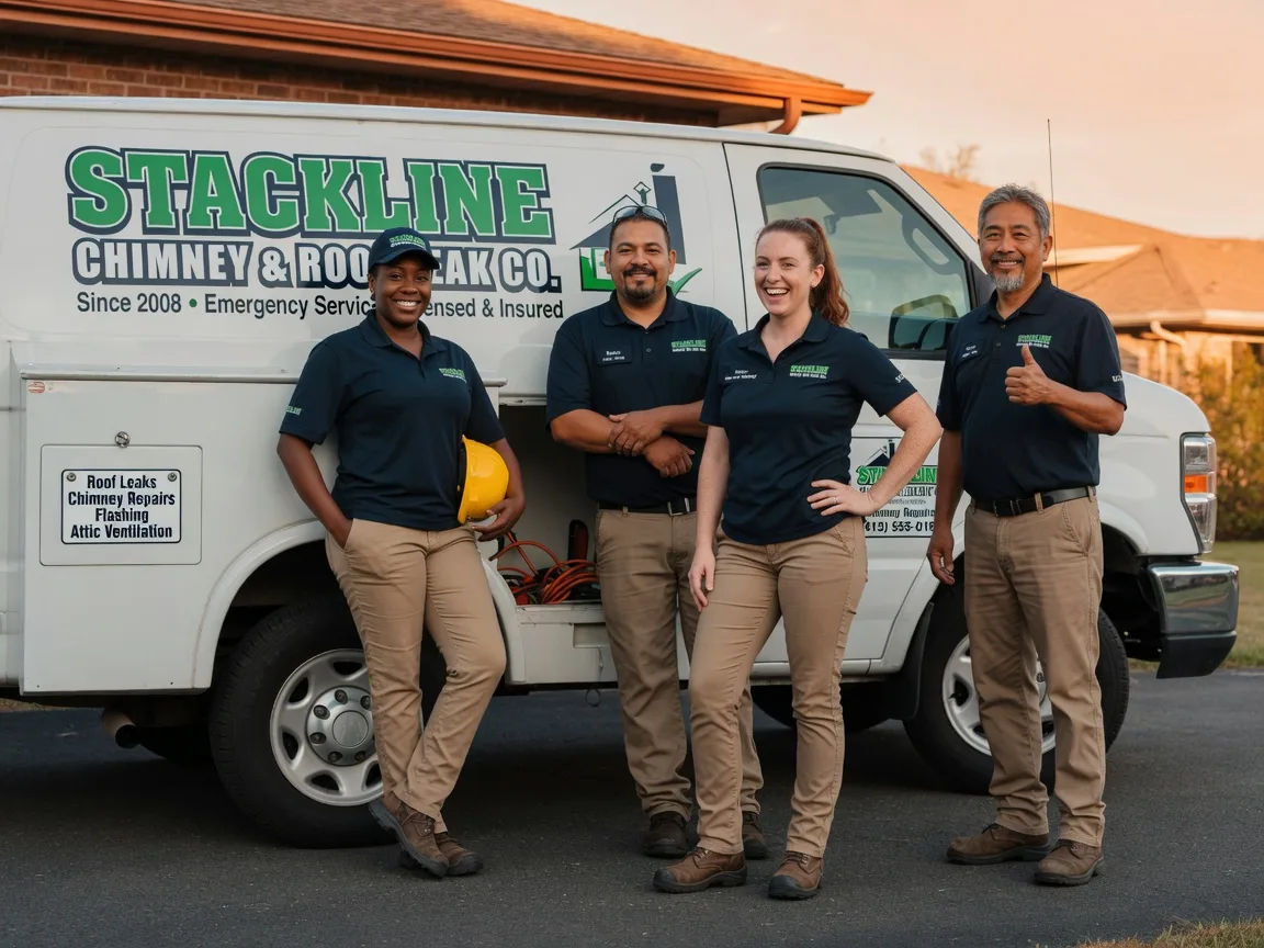 Chimney flashing repair company in Hammon, OK